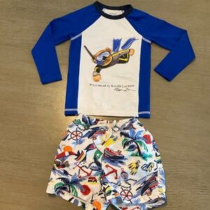 Polo boys swim top and shorts.